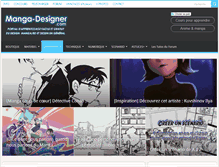 Tablet Screenshot of manga-designer.com
